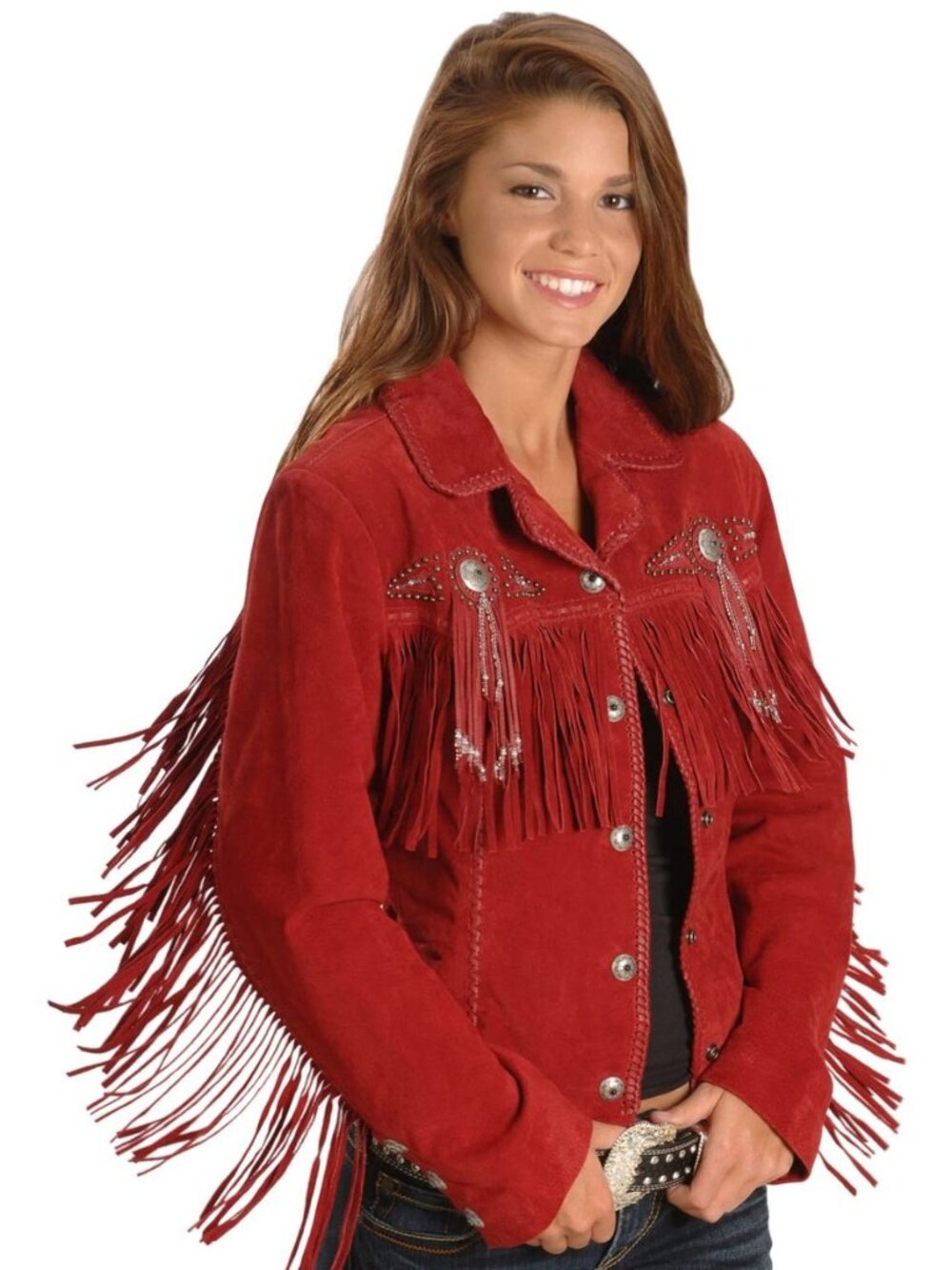 Beaded Fringe Jacket for Women by Scully